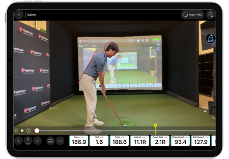 FlightScope Mevo Gen2 Launch Monitor Swing Capture Video Overlay