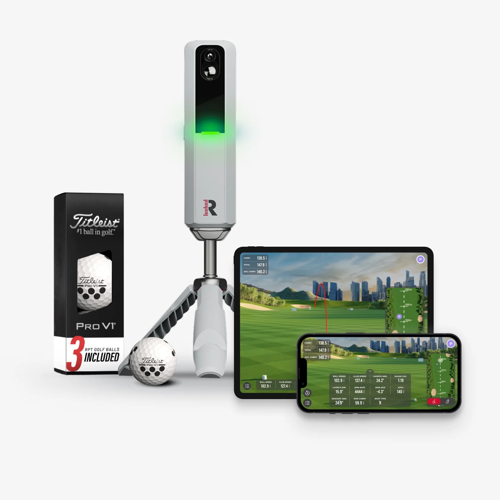 Rapsodo MLM2 Pro（タイトリスト Pro V1 RPT付属） Rapsodo MLM2PRO Launch Monitor / Golf Simulator (Canada Only
