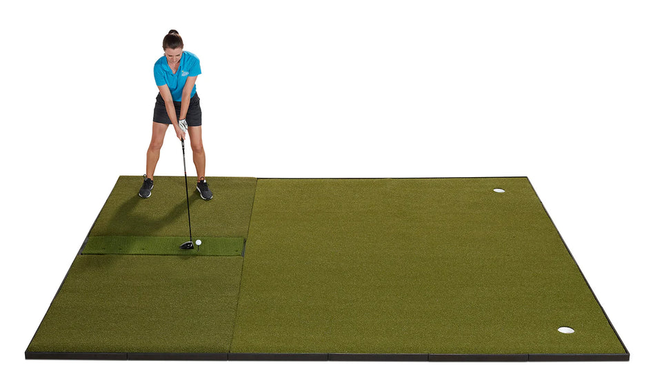 Fiberbuilt 10' x 12' Grass Series Combo Mat - Center Hitting