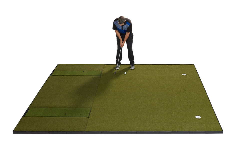 Fiberbuilt 10' x 12' Grass Series Combo Mat - Double Hitting