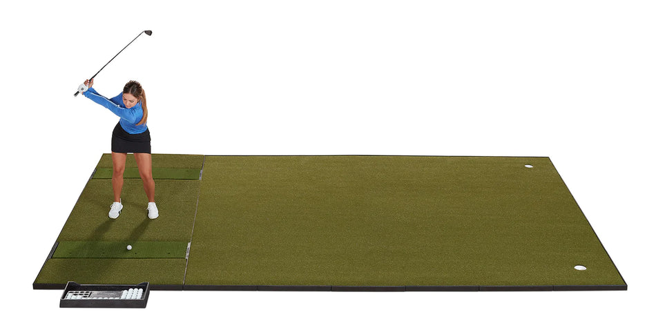 Fiberbuilt 10' x 16' Grass Series Combo Mat - Double Hitting