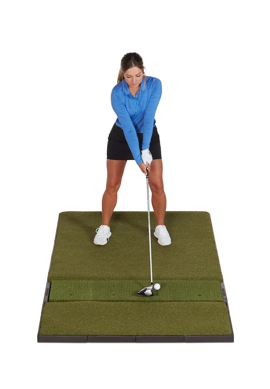 Fiberbuilt 7'x 4' Grass Series Studio Golf Mat - Single Hitting
