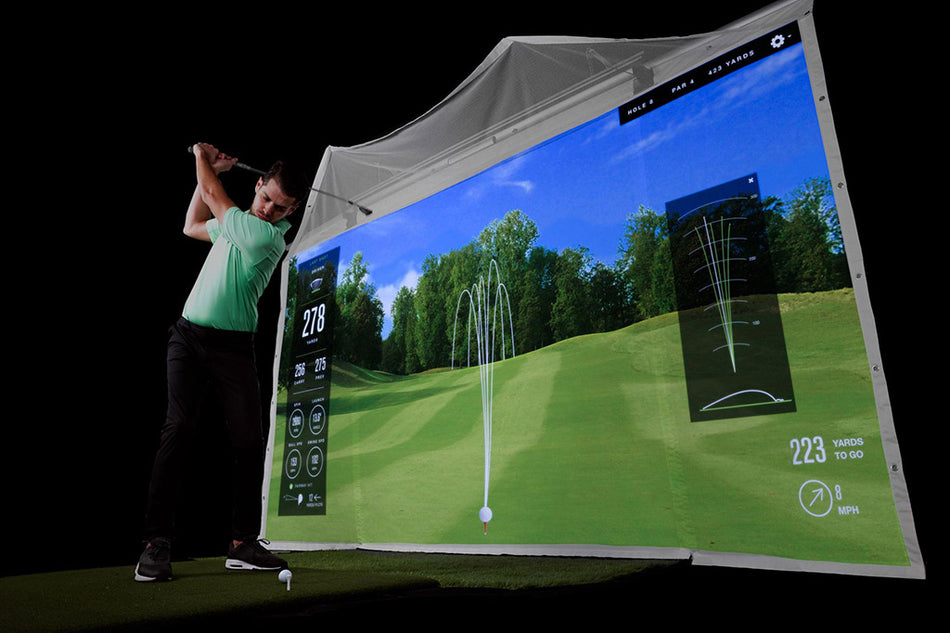 HomeCourse ProScreen 180 Retractable Golf Impact Screen (USA Only)