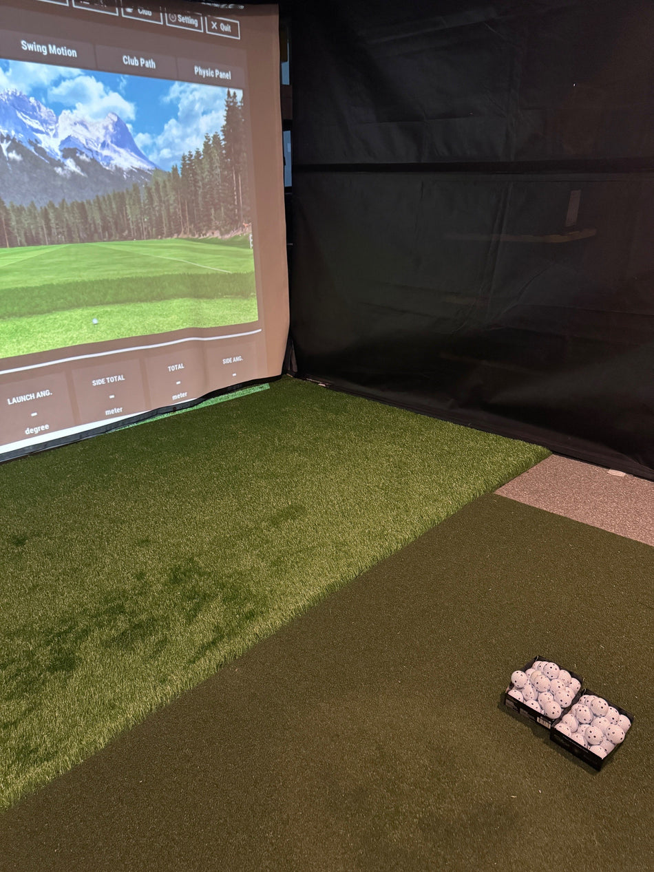 Pre-Owned Uneekor QED & Stealth Elite Complete Golf Simulator (CUSTOMER DIRECT)