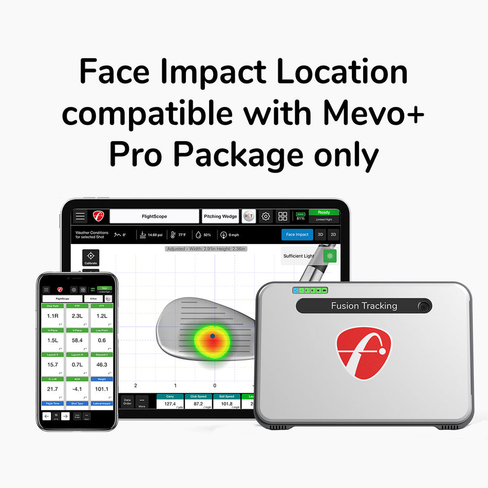 FlightScope Mevo+ Face Impact Location