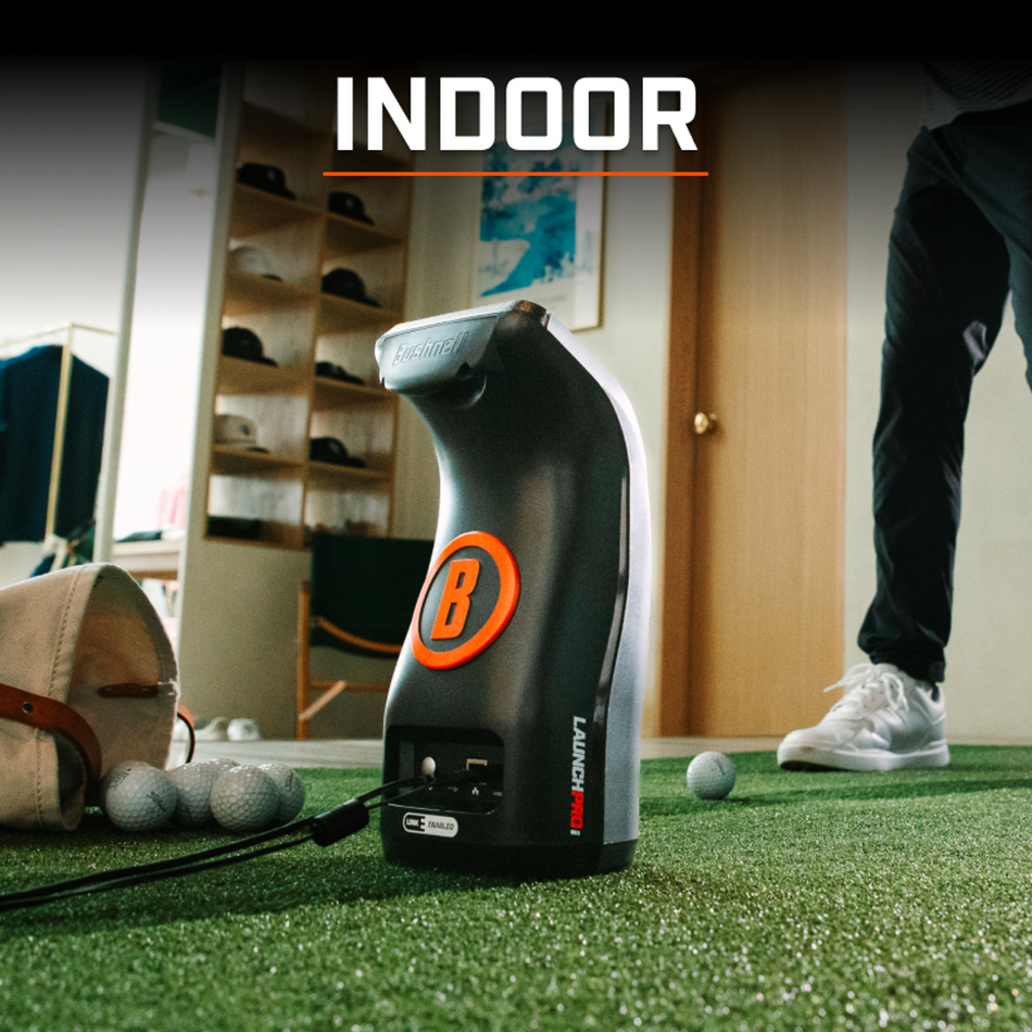 Bushnell Launch Pro Indoor Launch Monitor / Golf Simulator: Circle B Edition