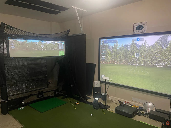 Net Return Split Screen Impact Projection Screen