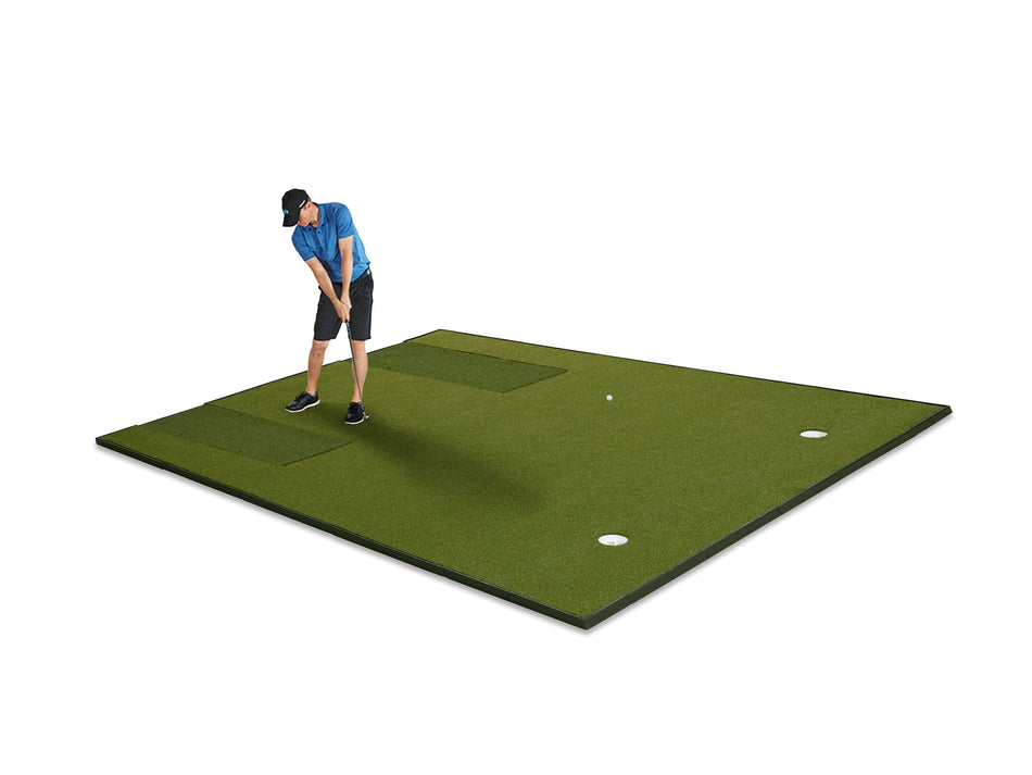 Fiberbuilt Player Preferred Combo Golf Mat - Double Hitting