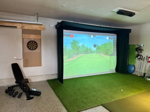 The SportScreen Vanish LITE® Semi-Retractable Golf Enclosure