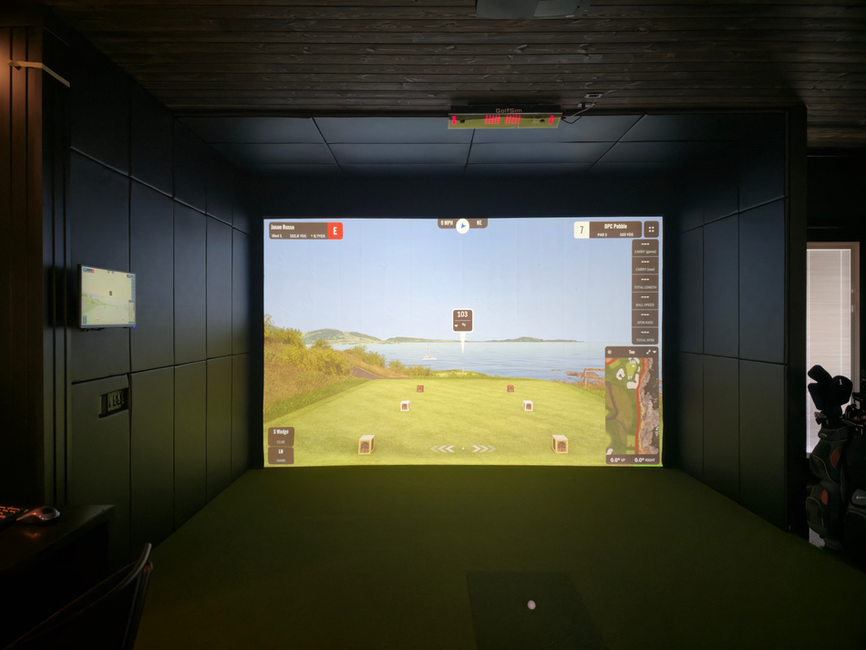 GolfSim Custom Golf Simulator Wall & Ceiling Panels