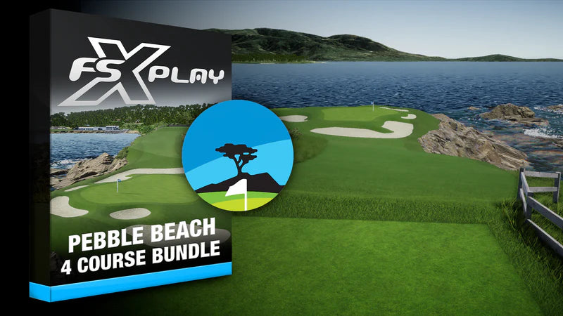 Foresight Sports FSX Pebble Beach® 4-Course Bundle (USA Only)