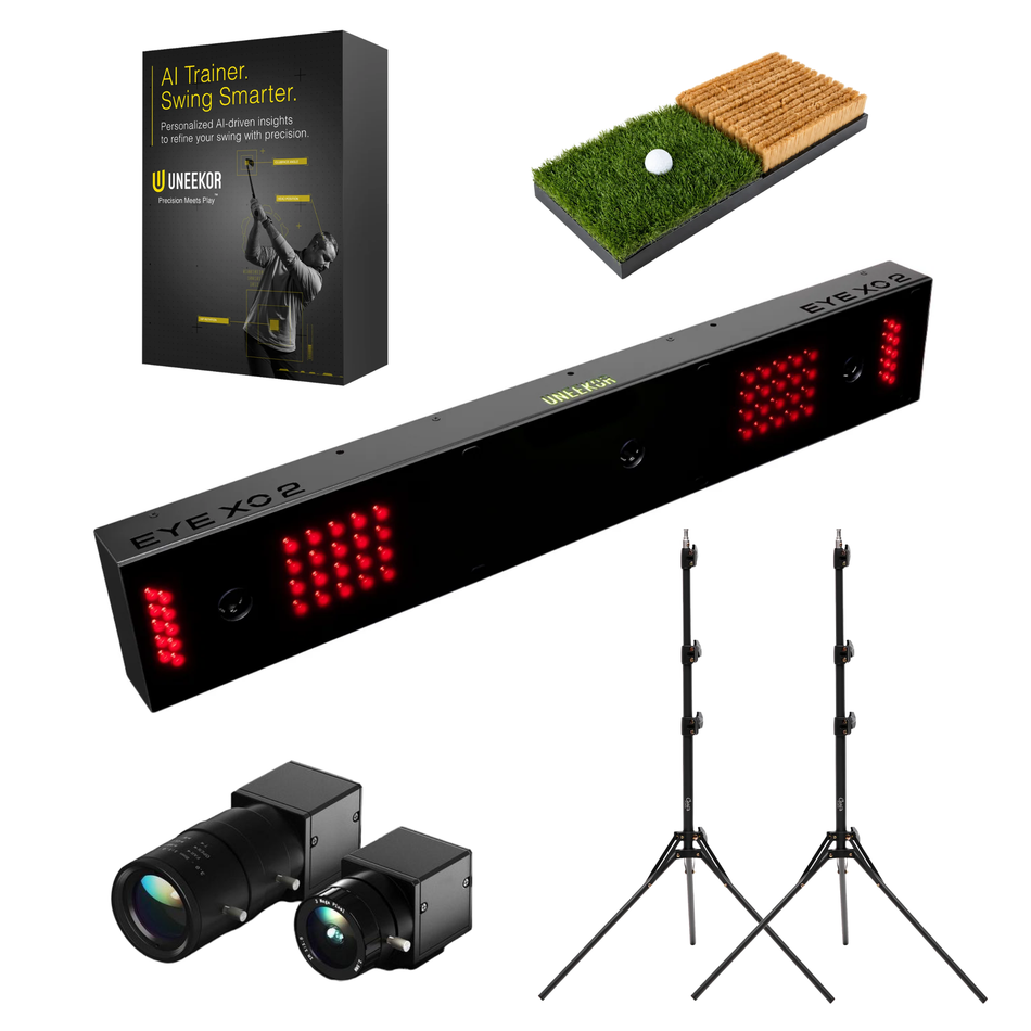 Uneekor EYE XO2 Golf Simulator / Launch Monitor AI Studio (USA Only)